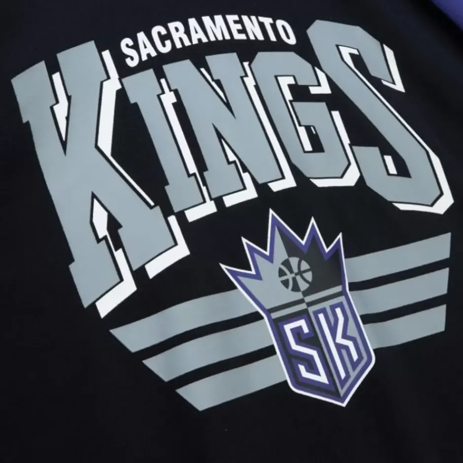 Men Mitchell & Ness Hoodies & Sweatshirts-All Over Crew 3.0 Sacramento Kings