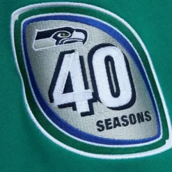 Men Mitchell & Ness Hoodies & Sweatshirts-All Over Crew 3.0 Seattle Seahawks