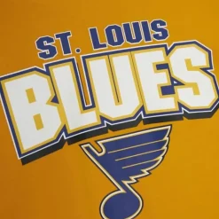 Men Mitchell & Ness Hoodies & Sweatshirts-All Over Crew 2.0 St. Louis Blues