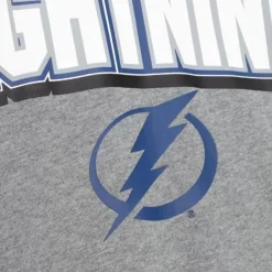 Men Mitchell & Ness Hoodies & Sweatshirts-All Over Crew 2.0 Tampa Bay Lightning
