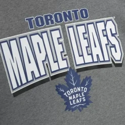Men Mitchell & Ness Hoodies & Sweatshirts-All Over Crew 2.0 Toronto Maple Leafs