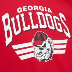 Men Mitchell & Ness Hoodies & Sweatshirts-All Over Crew 3.0 University Of Georgia