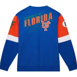 Men Mitchell & Ness Hoodies & Sweatshirts-All Over Crew 3.0 University Of Florida