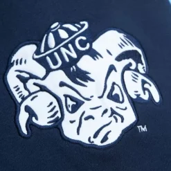 Men Mitchell & Ness Hoodies & Sweatshirts-All Over Crew 3.0 University Of North Carolina