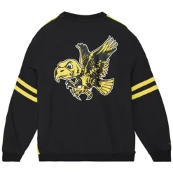 Men Mitchell & Ness Hoodies & Sweatshirts-All Over Crew 2.0 University Of Iowa
