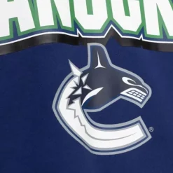 Men Mitchell & Ness Hoodies & Sweatshirts-All Over Crew 2.0 Vancouver Canucks