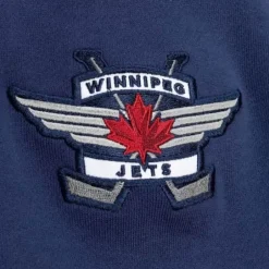 Men Mitchell & Ness Hoodies & Sweatshirts-All Over Crew 2.0 Winnipeg Jets