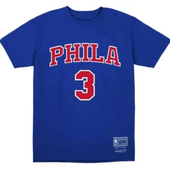 Youth Mitchell & Ness Big Kids-Alt Name & Number Ss Tee Philadelphia 76Ers Allen Iverson