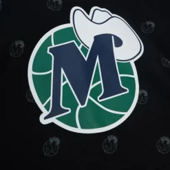 Men Mitchell & Ness Hoodies & Sweatshirts-Aop Fleece Hoodie Dallas Mavericks