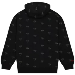 Men Mitchell & Ness Hoodies & Sweatshirts-Aop Fleece Hoodie Golden State Warriors