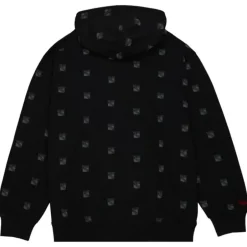 Men Mitchell & Ness Hoodies & Sweatshirts-Aop Fleece Hoodie New York Rangers