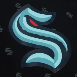 Men Mitchell & Ness Hoodies & Sweatshirts-Aop Fleece Hoodie Seattle Kraken