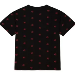 Men Mitchell & Ness T-Shirts & Tops-Aop S/S Top Atlanta Hawks