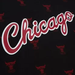 Men Mitchell & Ness T-Shirts & Tops-Aop S/S Top Chicago Bulls