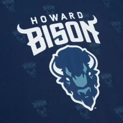 Men Mitchell & Ness T-Shirts & Tops-Aop Ss Top Howard University