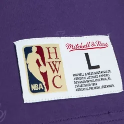 Men Mitchell & Ness T-Shirts & Tops-Aop S/S Top Los Angeles Lakers