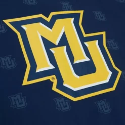 Men Mitchell & Ness T-Shirts & Tops-Aop Ss Top Marquette University