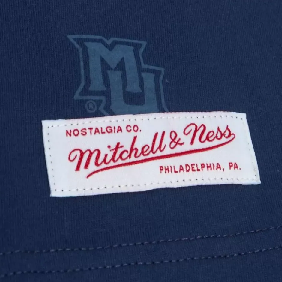 Men Mitchell & Ness T-Shirts & Tops-Aop Ss Top Marquette University