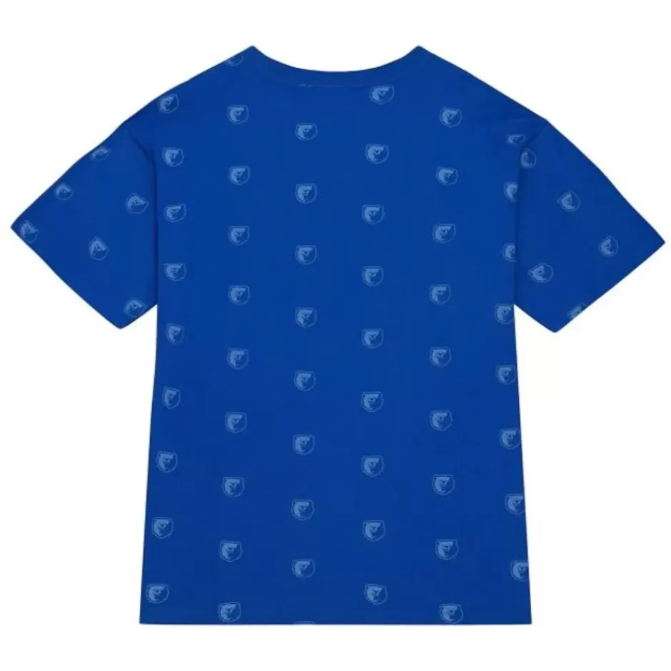 Men Mitchell & Ness T-Shirts & Tops-Aop Ss Top Morgan State University