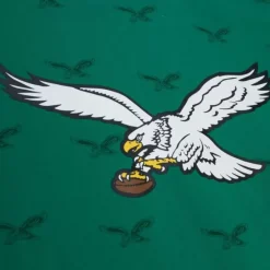 Men Mitchell & Ness T-Shirts & Tops-Aop S/S Top Philadelphia Eagles