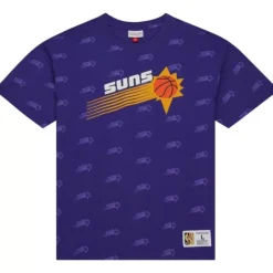 Men Mitchell & Ness T-Shirts & Tops-Aop S/S Top Phoenix Suns