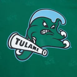 Men Mitchell & Ness T-Shirts & Tops-Aop Ss Top Tulane University