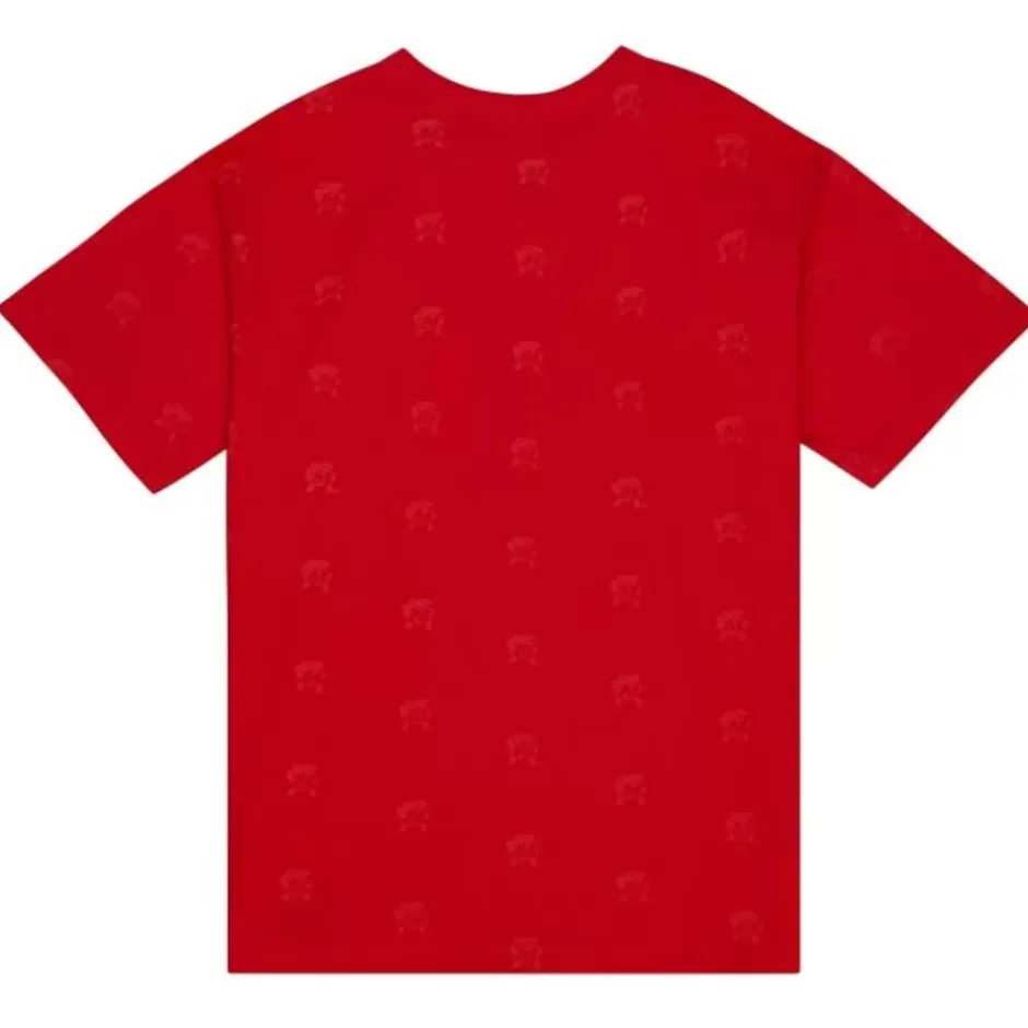 Men Mitchell & Ness T-Shirts & Tops-Aop Ss Top University Of Maryland