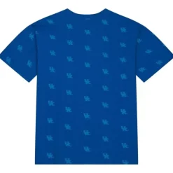 Men Mitchell & Ness T-Shirts & Tops-Aop Ss Top University Of Kentucky