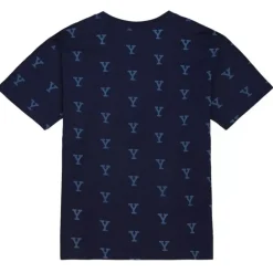 Men Mitchell & Ness T-Shirts & Tops-Aop Ss Top Yale University