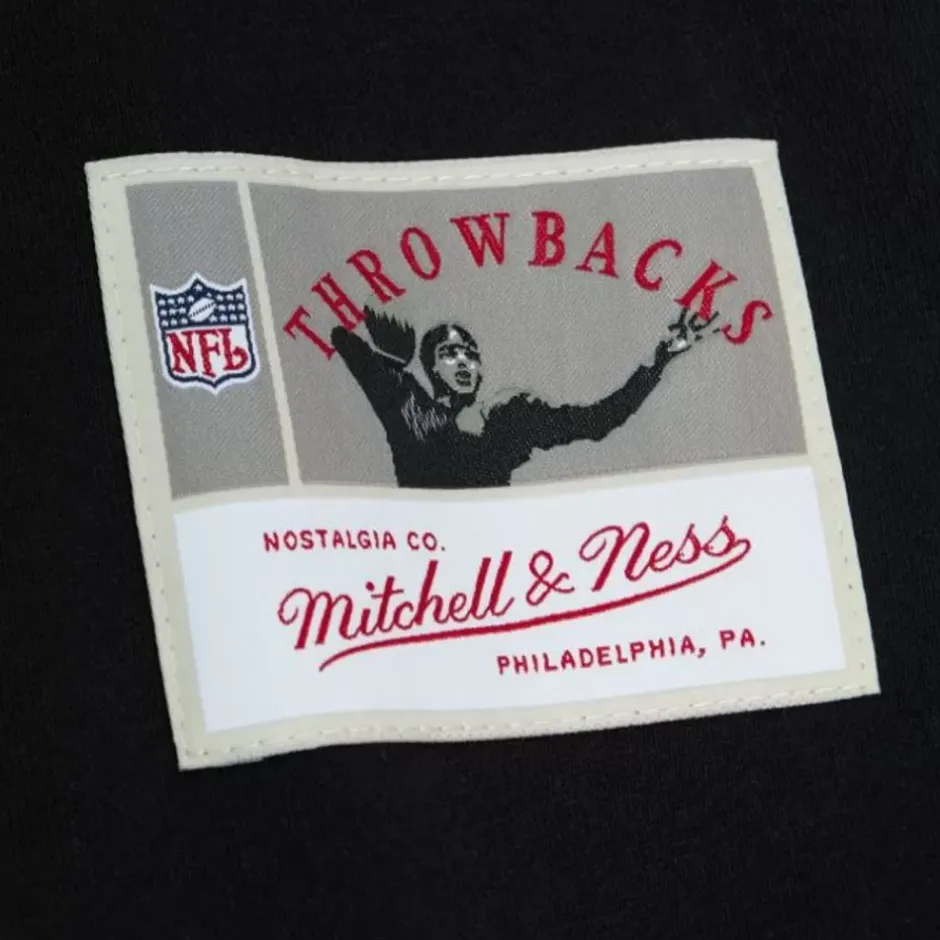 Men Mitchell & Ness Hoodies & Sweatshirts-Arch Team Crew Pittsburgh Steelers