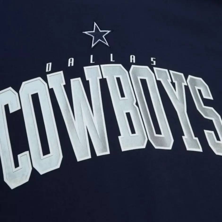 Men Mitchell & Ness T-Shirts & Tops-Arch Tee Dallas Cowboys