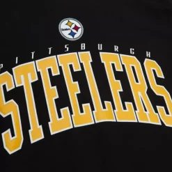 Men Mitchell & Ness T-Shirts & Tops-Arch Tee Pittsburgh Steelers