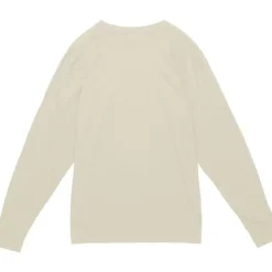 Men Mitchell & Ness T-Shirts & Tops-Arched Logo Lockup Slub Ls Tee Penn State University