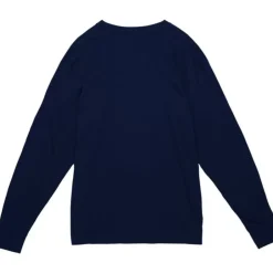 Men Mitchell & Ness T-Shirts & Tops-Arched Logo Slub Ls Tee San Diego Padres