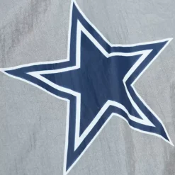 Men Mitchell & Ness Jackets & Outerwear-Arched Retro Lined Windbreaker Dallas Cowboys