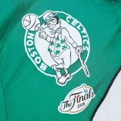 Men Mitchell & Ness Jackets & Outerwear-Arched Retro Lined Windbreaker Boston Celtics