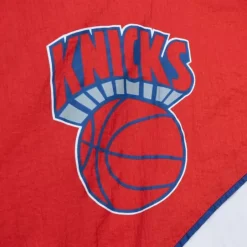 Men Mitchell & Ness Jackets & Outerwear-Arched Retro Lined Windbreaker New York Knicks