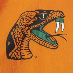 Men Mitchell & Ness Jackets & Outerwear-Arched Retro Lined Windbreaker Florida A&M University