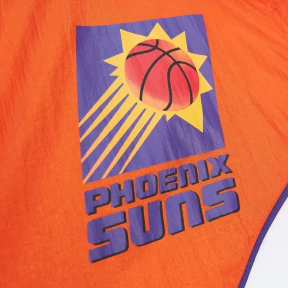 Men Mitchell & Ness Jackets & Outerwear-Arched Retro Lined Windbreaker Phoenix Suns