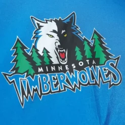 Men Mitchell & Ness Jackets & Outerwear-Arched Retro Lined Windbreaker Minnesota Timberwolves