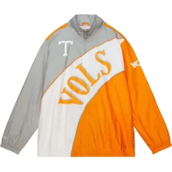 Men Mitchell & Ness Jackets & Outerwear-Arched Retro Lined Windbreaker University Of Tennessee