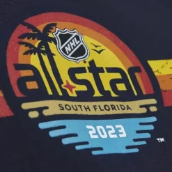 Men Mitchell & Ness T-Shirts & Tops-Asg Blazing Ice Tee All Star