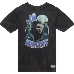 Men Mitchell & Ness T-Shirts & Tops-Asg Concert Tee Players Association Ja Morant