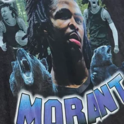 Men Mitchell & Ness T-Shirts & Tops-Asg Concert Tee Players Association Ja Morant