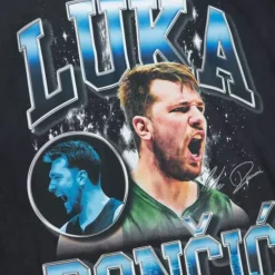 Men Mitchell & Ness T-Shirts & Tops-Asg Concert Tee Players Association Luka Doncic