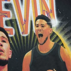 Men Mitchell & Ness T-Shirts & Tops-Asg Concert Tee Players Association Devin Booker