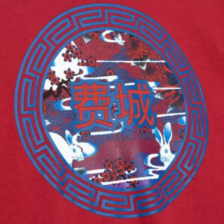 Men Mitchell & Ness T-Shirts & Tops-Asian Heritage Ss Tee 5.0 Philadelphia 76Ers