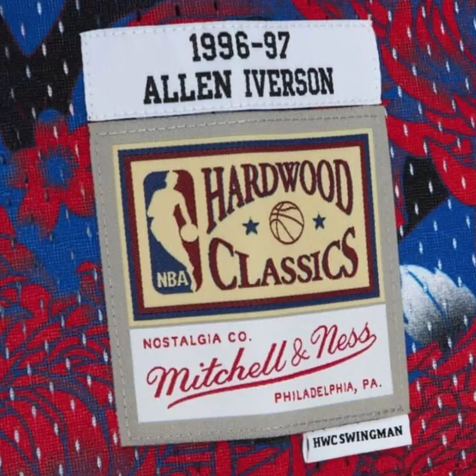 Mitchell & Ness Nba Swingman-Asian Heritage Swingman Allen Iverson Philadelphia 76Ers 1996-97 Jersey 5.0