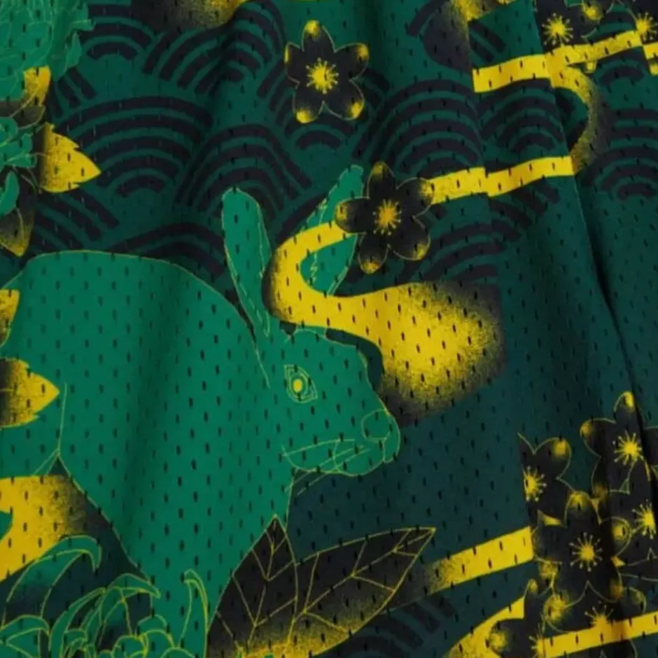 Men Mitchell & Ness Shorts-Asian Heritage Swingman Boston Celtics 1985 Shorts 5.0