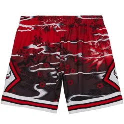 Men Mitchell & Ness Shorts-Asian Heritage Swingman Chicago Bulls 1997 Shorts 5.0